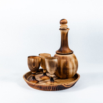 Графин с тремя рюмками на подносе RN3