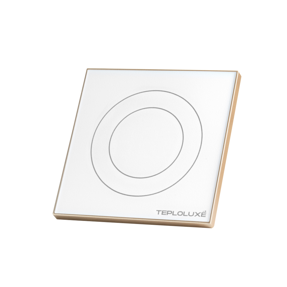 Терморегулятор электронный Теплолюкс Solus Zen Wi-Fi белый/золото