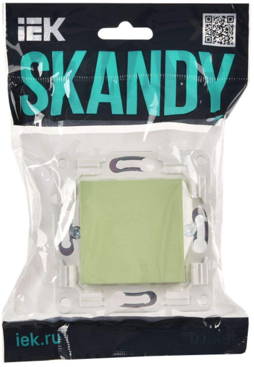 SKANDY Заглушка с суппортом SK-C01G мятный IEK