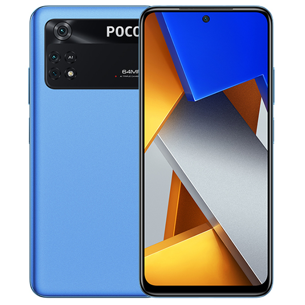 Смартфон Xiaomi Poco M4 Pro 4G 8/256 ГБ Global, Холодный синий - цена 16  990 руб | Купить в Симферополе и Крыму Gadjet Crimea