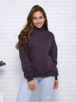 Свитшот утепленный базовый оверсайз