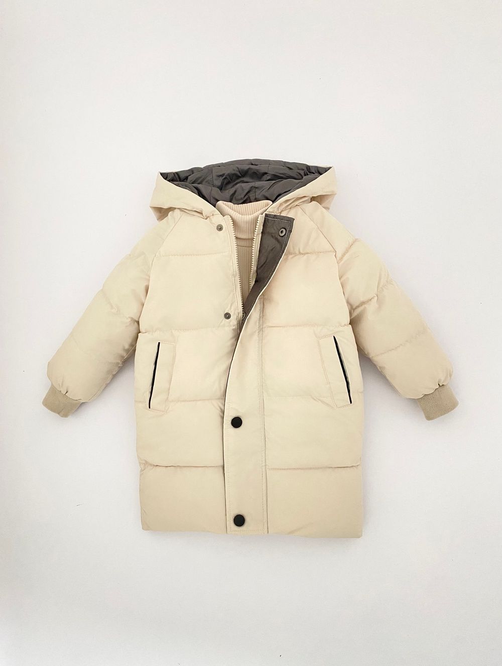 Куртка детская бежевая