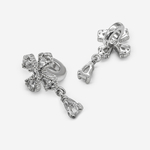 Спайсер-разделитель "Крест", 12мм, фианиты, родирование