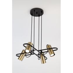 Светильник подвесной (подвес) Rivoli Elfriede 3101-304 4 * GU10 25 Вт модерн потолочный