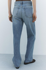 Джинсы straight с высокой посадкой — zw collection