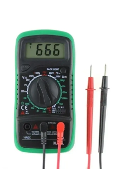 Мультиметр цифровой с прозвонкой XL830L тестер измерительный электрический вольтметр портативный токоизмерительный