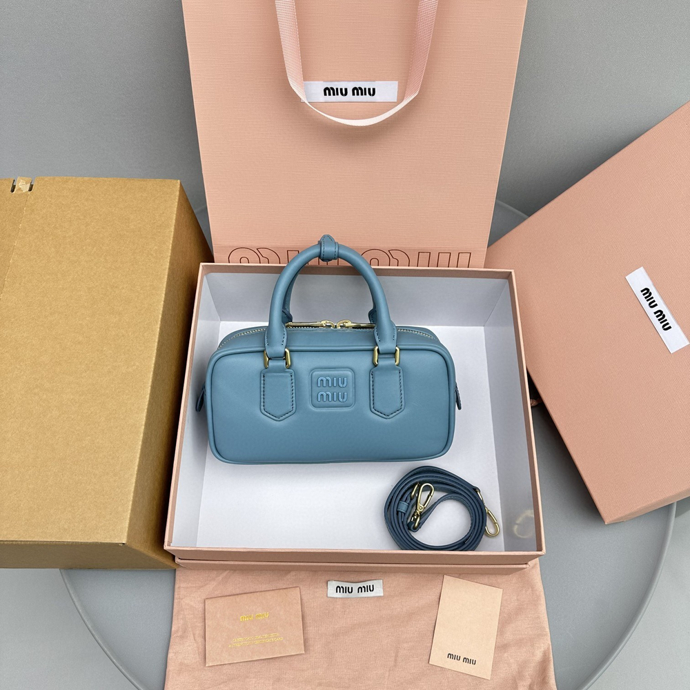 Miu Miu Arcadie Leather Bag 22 cm