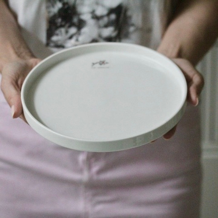 Ваза плоская тарелка Sandra Rich