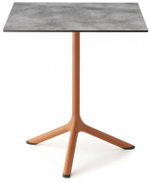 Стол ламинированный обеденный Scab Design Tripe, терракотовый, цементный