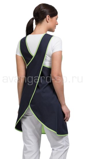 Фартук женский "Черри" NEW (т.синий/лайм)