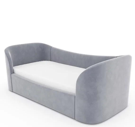 Диван-кровать KIDI Soft 90*200 см антивандальная ткань (серый)