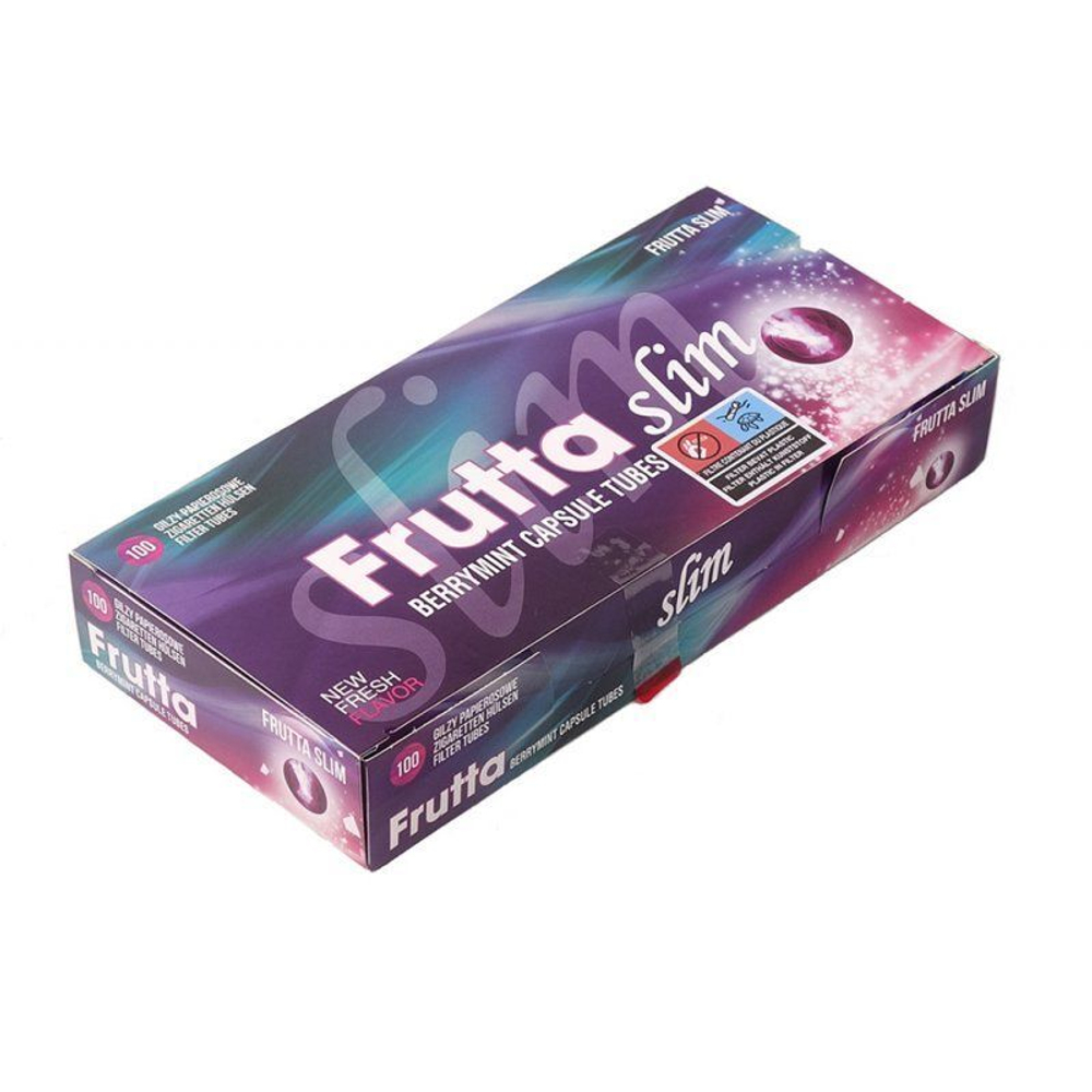 Гильзы для сигарет "Frutta" Slim (с капсулой) Ягода 100шт