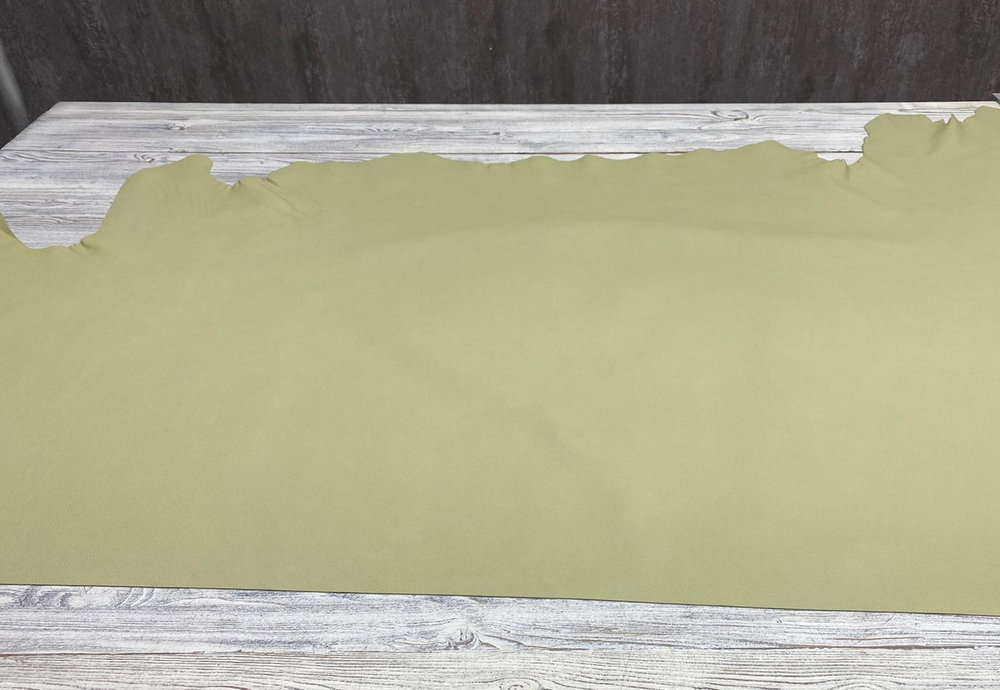 Elliot Lime Cream (1,3-1,5 мм), цв. Зеленый, натуральная кожа