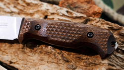 Туристический нож Ural AUS-8 StoneWash Орех