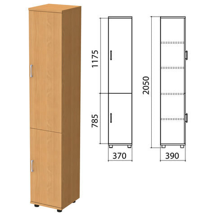 Шкаф закрытый "Монолит", 370х390х2050 мм