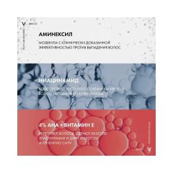 Vichy Dercos Aminexil Energy+ Шампунь против выпадения и истончения волос, 200 мл
