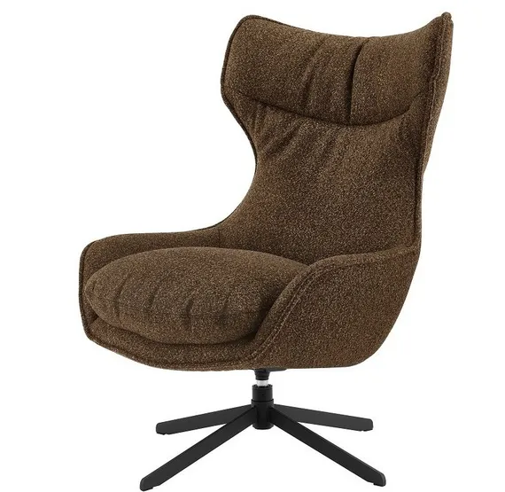 Крутящееся кресло Gamma, коричневое букле