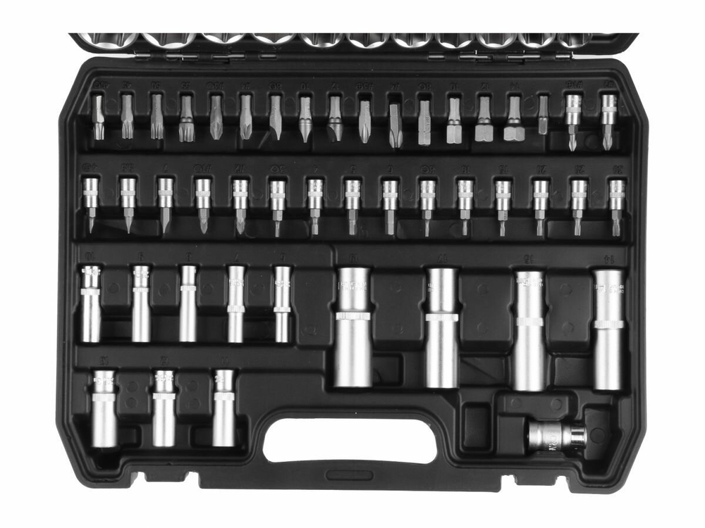 Набор головок и бит 94пр. TREK (1/4\, 1/2\", 6 граней) (TR13094)"