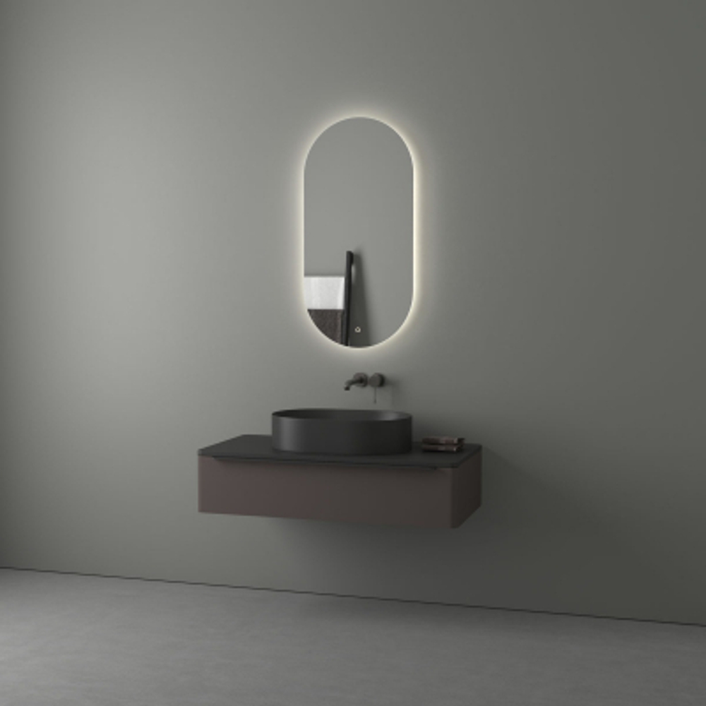 Зеркало Evoform с LED-подсветкой 21,5 W 50х100 см Сенсорный выключатель Нейтральный белый свет