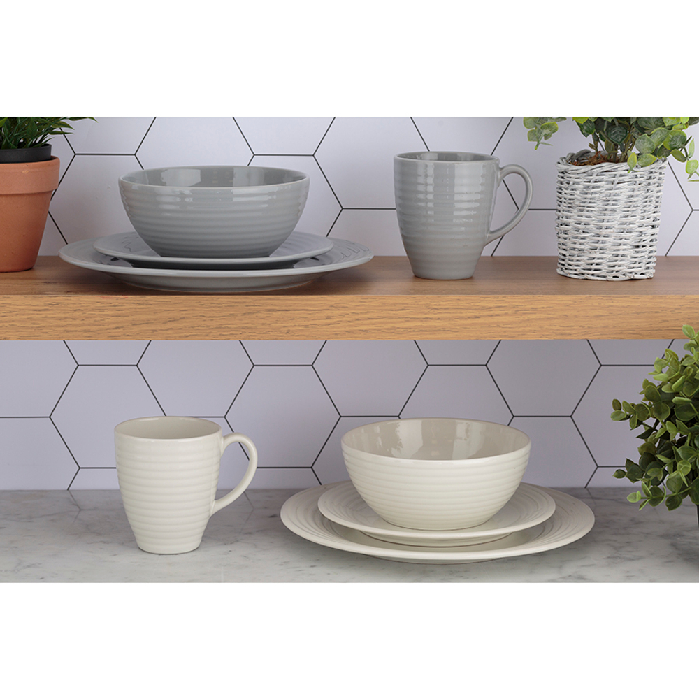 Миска living d 16 см серая