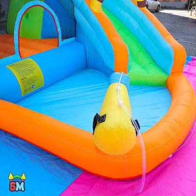 Батут детский на дачу "Весёлая пчёлка" 3,55*3*2,05 м