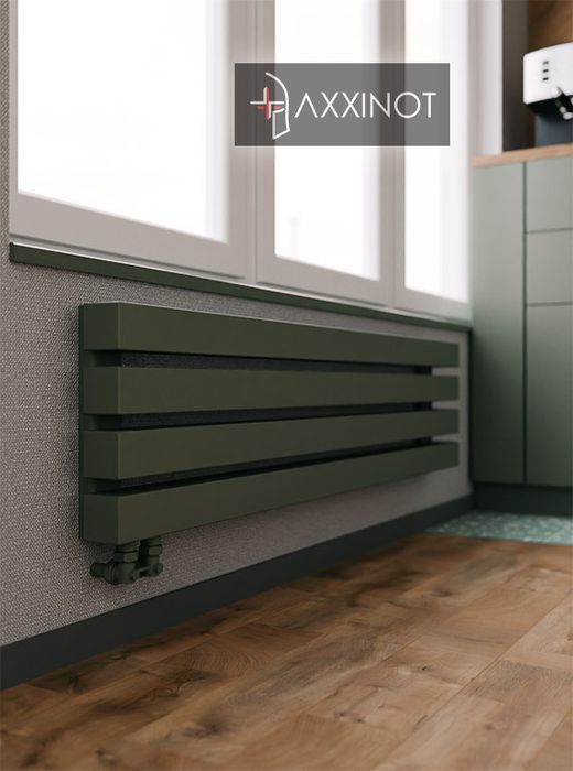 Axxinot Verde Z - горизонтальный трубчатый радиатор шириной 1000 мм
