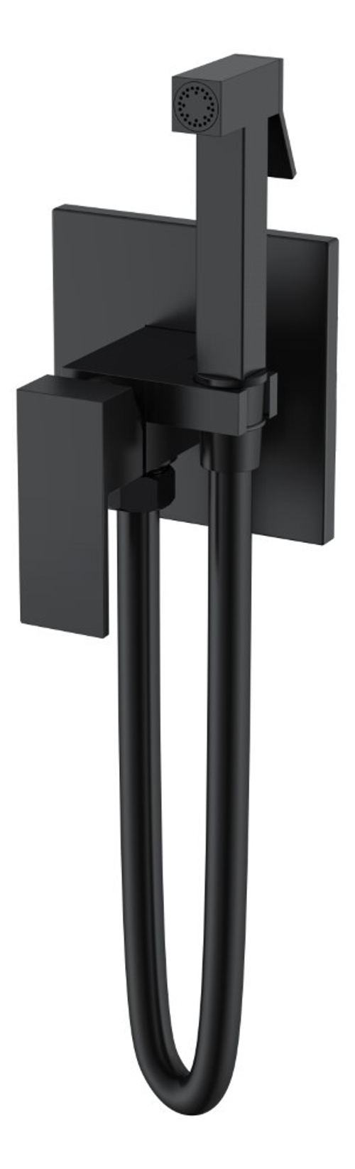 Boheme Смеситель гигиенический Qubic Matt Black