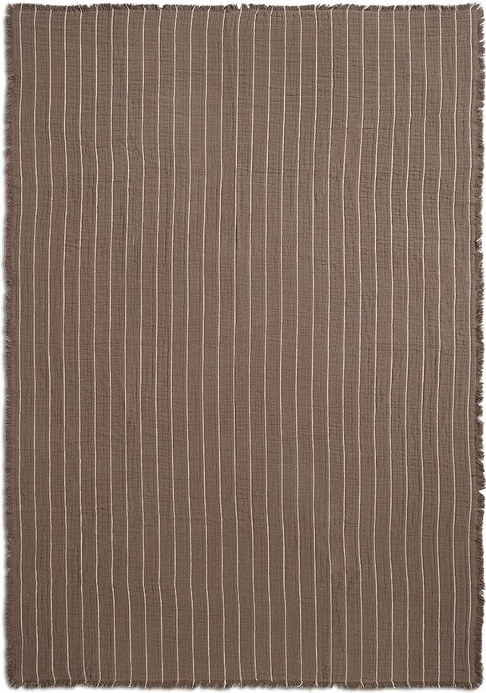 Покрывало ferm living aires, хлопок, 160 , коричневый · арт. fabr 1104269842