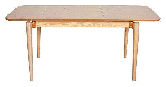 Стол VASTO 1300 RV раздвижной прямоугольный со столешницей из шпона (бук натуральный)