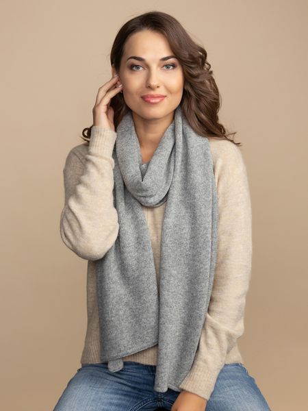 LAUREL шарф длинный  серый