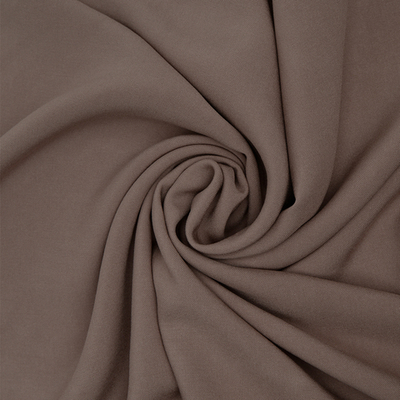 Ткань штапель однотон, 130 гр/м2, ш. 145 см, кофейный