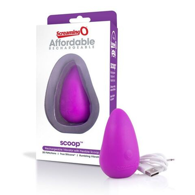Клиторальный вибростимулятор Affordable Rechargeable Scoop (Цвет: разноцветный)