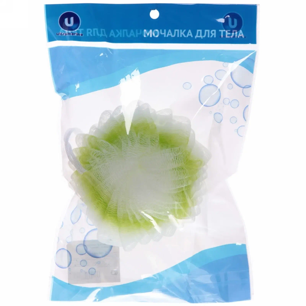 Мочалка для тела полпиропиленовая «Ultramarine - Парадиз», цвет микс