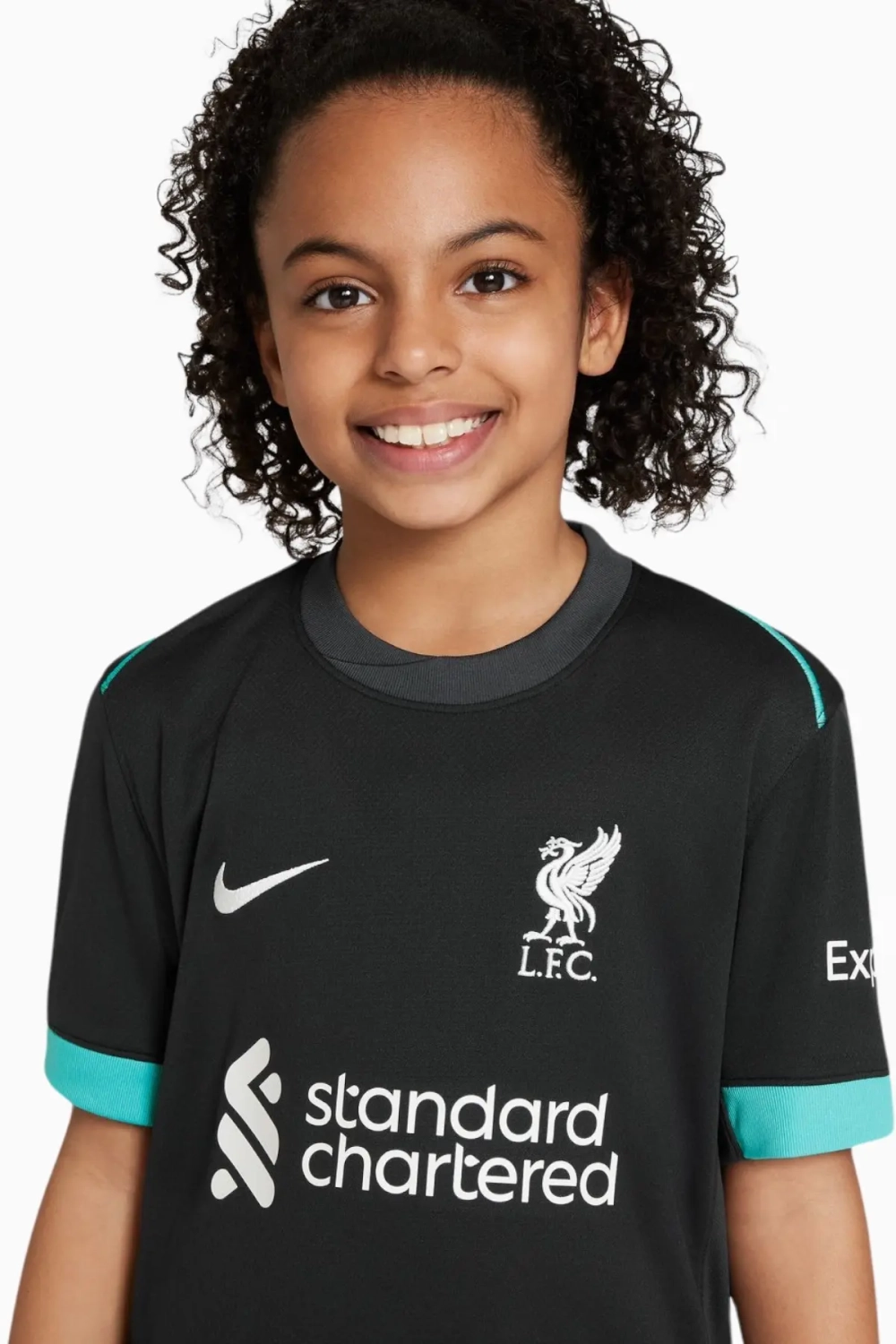 Футболка Nike Liverpool FC 24/25 Away Stadium Junior - черный