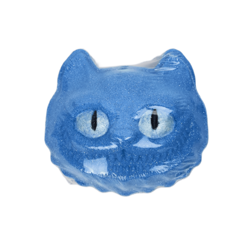 DUSHA Бомбочка для ванны "Чеширский кот" c ароматом лесной черники, 200г