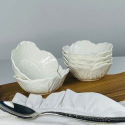 Lenardi 232-040 Набор из 6 салатников 12х4,5см КАПУСТА в под.уп.(х8)Фарфор