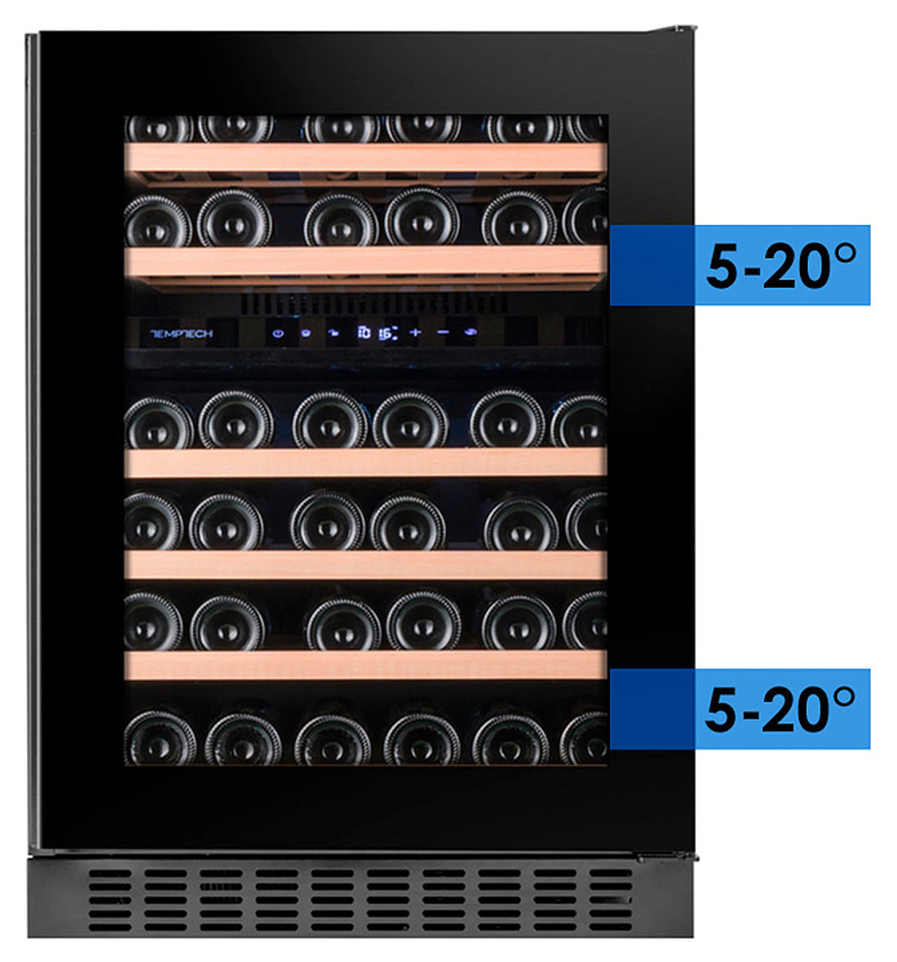 Шкаф винный Temptech Oslo OX60DRB-24