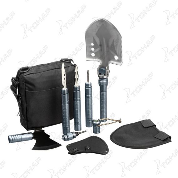 Лопата складная многофункциональная+топор 78.7см (HS-SK-051) HS