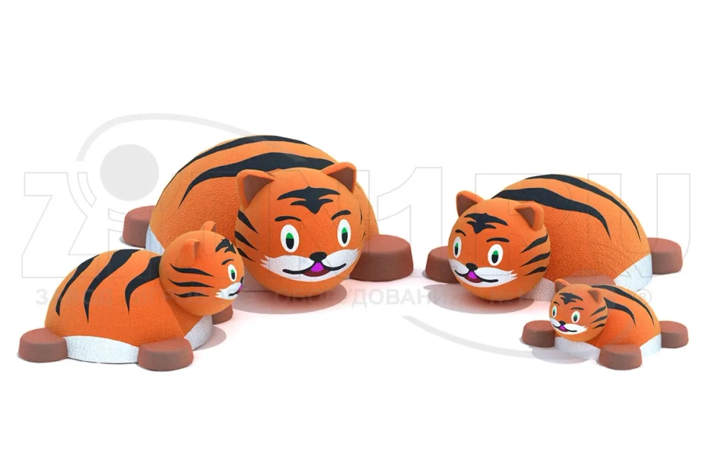 Уличная резиновая фигура Тигренок