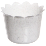 Кашпо для цветов пластиковое 0,49л d-8см «Ромашка» колор С79