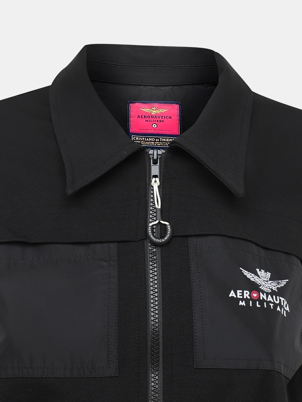 Комбинезон жен. AERONAUTICA 126 черный карманы нейлон