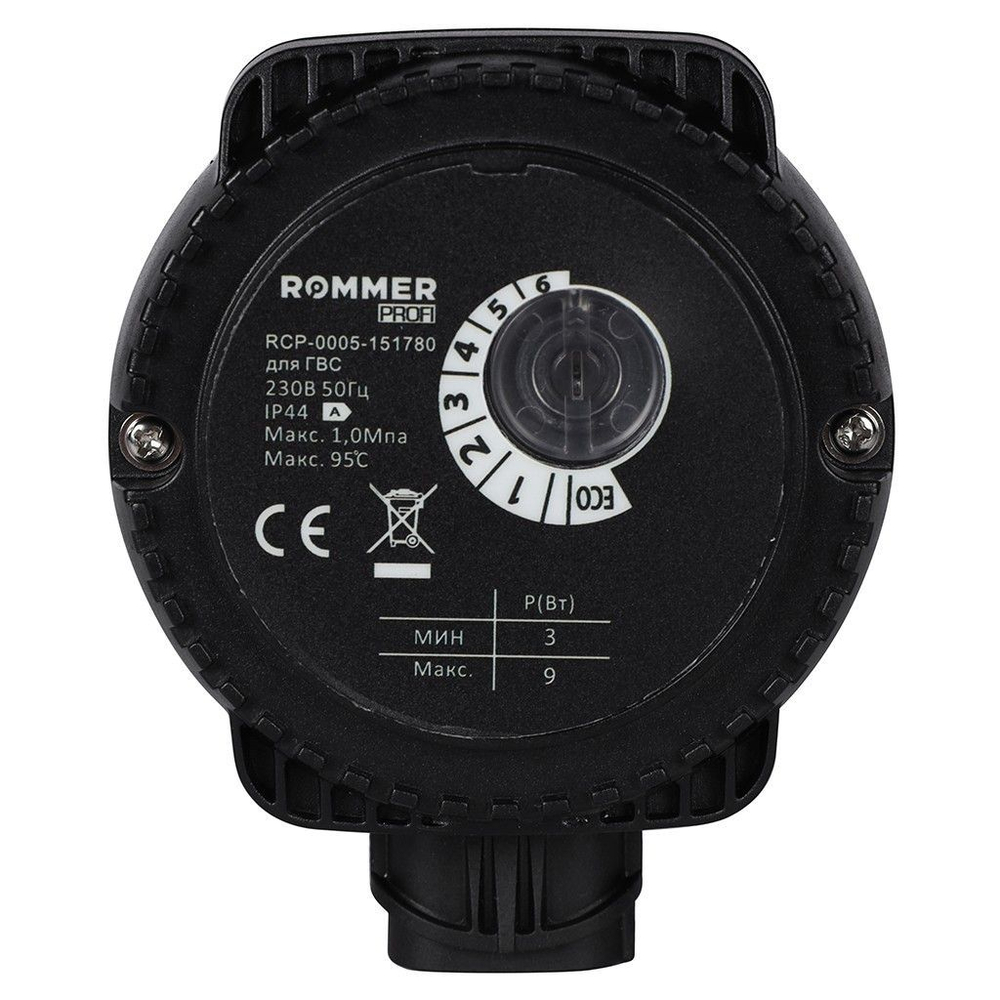 Насос циркуляционный для ГВС ROMMER RCP-0005-151780