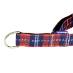 Широкий ошейник полуудавка для собак Шотландка Lapalandia 40 мм