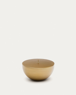 Большой подсвечник Quira из нержавеющей стали золотистого цвета