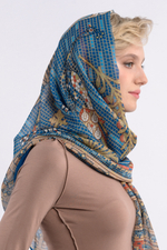 Палантин «Мозаика Херсонеса» 100% хлопок