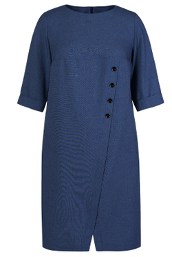 Платье женское 1977АП, темный деним #38ТД051977АП