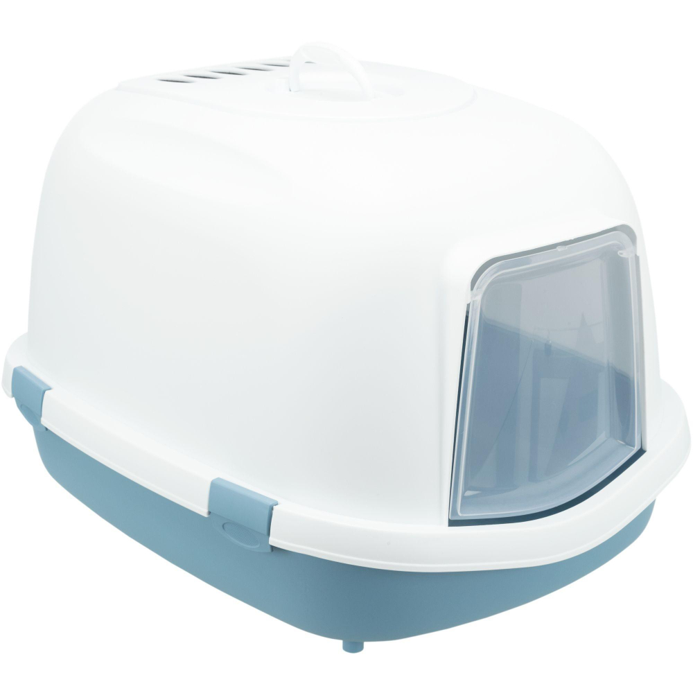 Туалет для кошек Trixie Primo XXL, размер 56x47x71см.,  голубой/ белый