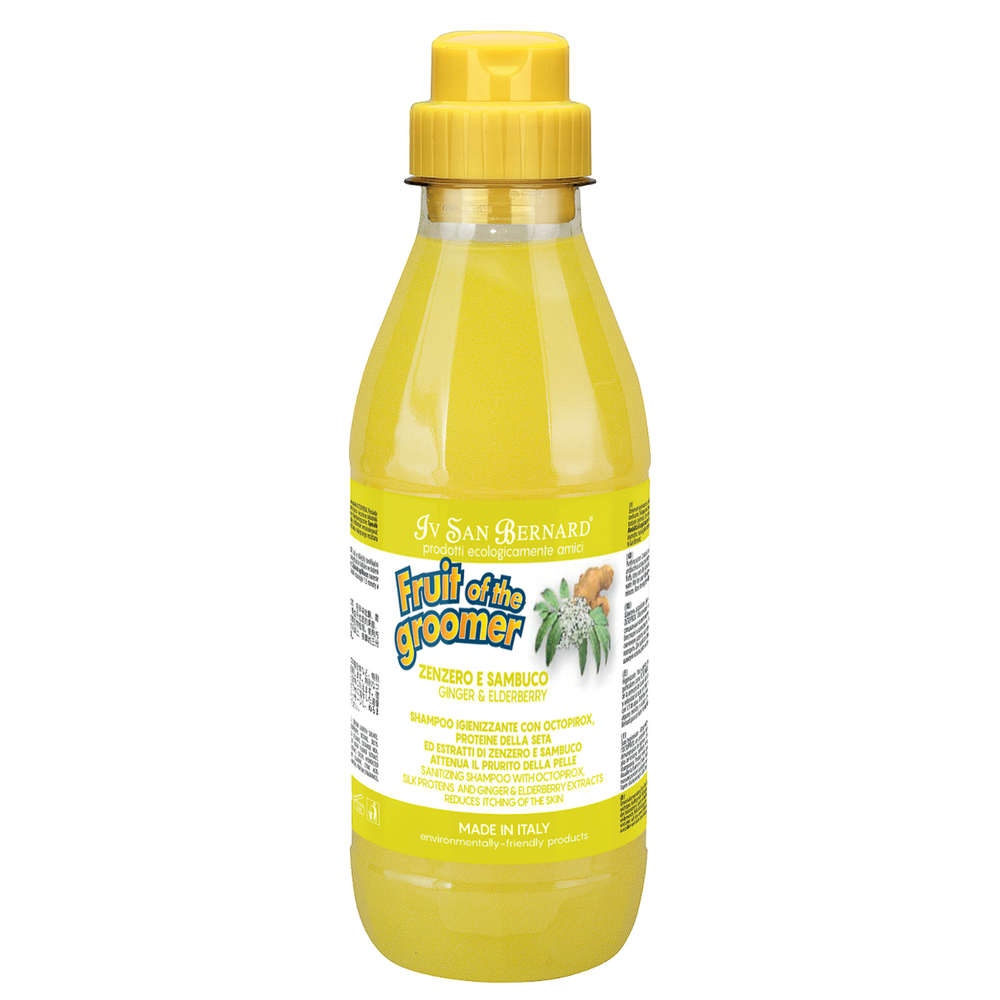ISB Fruit of the Groomer Ginger&Elderbery (Имбирь и Бузина) Шампунь для любого типа шерсти против раздражений и перхоти 500 мл