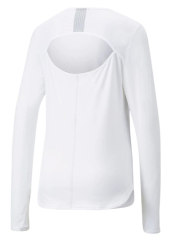 Женская теннисная футболка (dł. Рукава) Puma Run Cloudspun Marathon Long Sleeve - белый