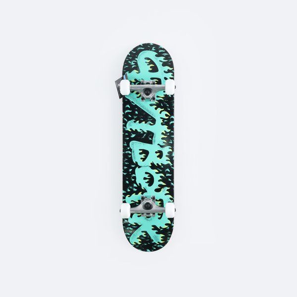 Скейтборд в сборе Футворк Flame (green) артикул: - купить в магазине Дайс